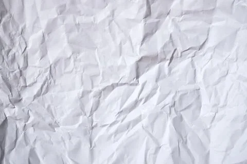 Crumpled paper texture on horizontal background Stock Photos