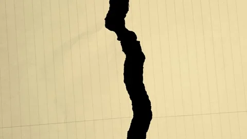 Crumpled paper texture motion graphics video Stock-Footage 293608723