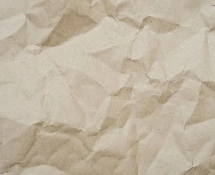 Crumpled paper texture Stock Photos