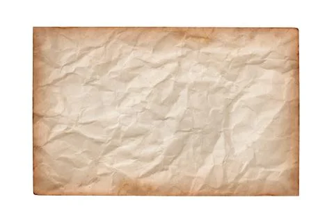 Crumpled paper texture Stock Photos
