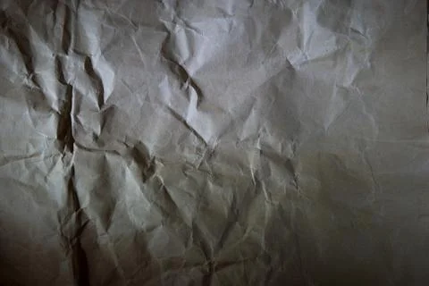 Crumpled paper texture Stock Photos