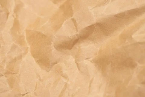 Crumpled paper texture. Stock Photos