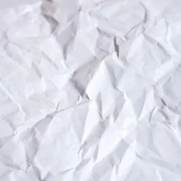 Crumpled paper texture on square background Stock Photos