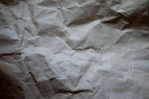 Crumpled paper texture for text background Stock Photos