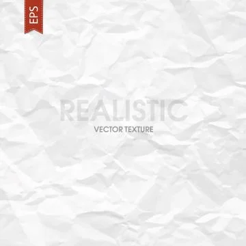 Crumpled paper texture. vector イラスト素材