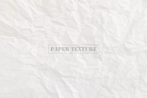 Crumpled paper texture vector illustration Stock Illustration