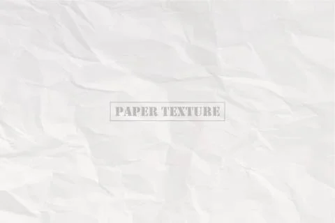 Crumpled paper texture vector illustration Stock Illustration