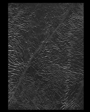 Crumpled Plastic Wrap Texture Overlay | High-Contrast Grunge PNG Stock Photos
