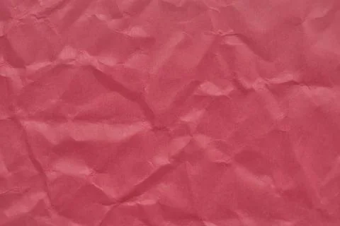 Crumpled Red Paper Texture Creating a Vibrant Background for Artistic Proje.. Stock Photos