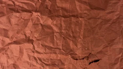 Crumpled reddish brown paper texture background 스톡 동영상 340581198