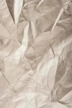 Crumpled sheet of colored paper Stock Photos