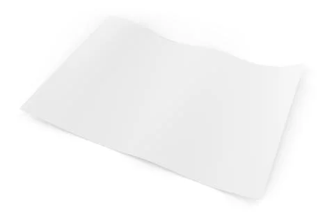 Crumpled Sheet - Isolated Stock Illustration