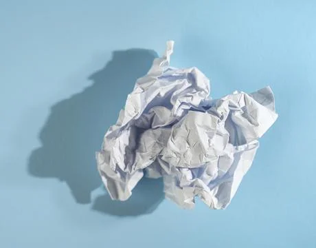 Crumpled sheet Stock Photos