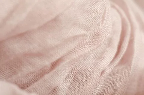 Crumpled textiles close-up. Stock Photos