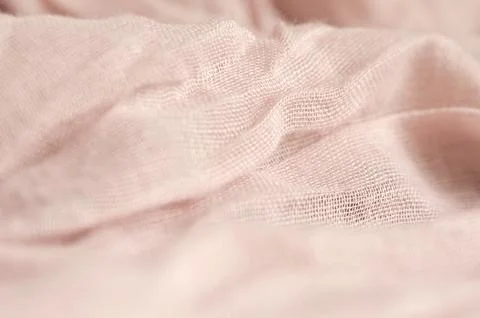 Crumpled textiles close-up. Stock Photos