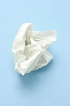 Crumpled tissue paper Stock Photos