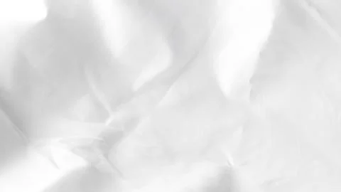 Crumpled white fabric texture background for design and creative projects Stock Photos