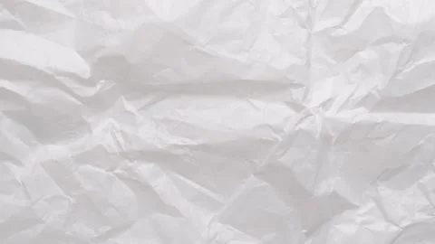 Crumpled white paper Video stock 258136896