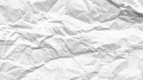 Crumpled White Paper Texture Background with Subtle Movement Video stock 332451740