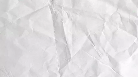 Crumpled white paper texture background, animated background Video stock 333977497