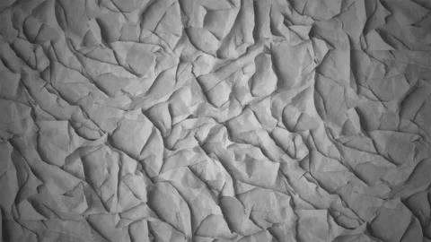 Crumpled white paper texture background, abstract wrinkled surface Stock-Footage 341603745