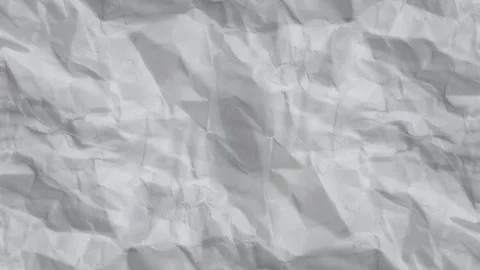 Crumpled white paper texture background stop motion animation Stock-Footage 346761102