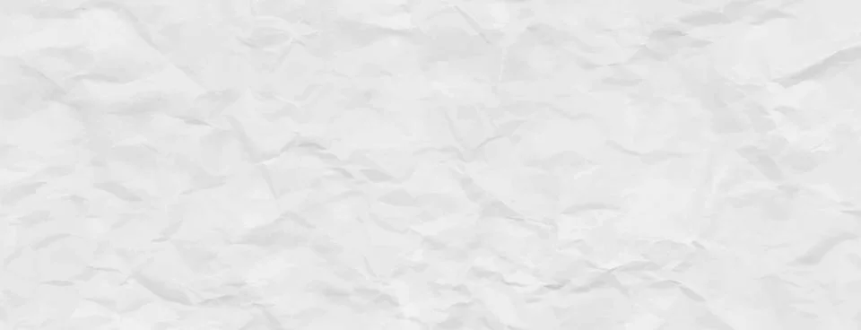 Crumpled white paper texture background with old kraft memo effect. Vector craft Stock Illustration