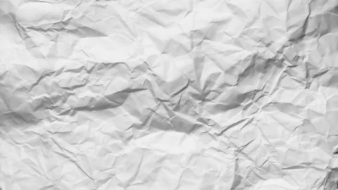 Crumpled White Paper Texture Stock Footage 123186489