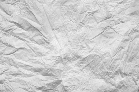 Crumpled white sheet Stock Photos