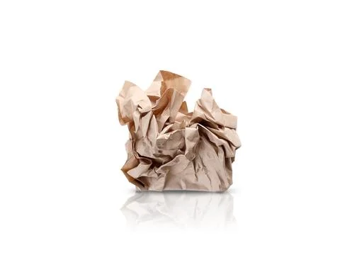 Crumpled wrapping paper Stock Photos