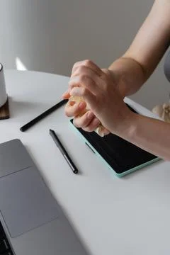 Crumpling Paper After Making a Mistake Stock Photos