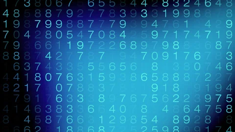 Crunching code exploring intersection of data science and computational Stock Footage 252953389