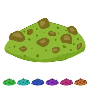 Crunchy biscuit cookie vector cartoon graphic Stock Illustration