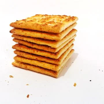 Crunchy biscuits. Stock Photos