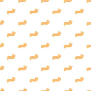 Crunchy corn snack chips seamless yellow pattern Stock Illustration