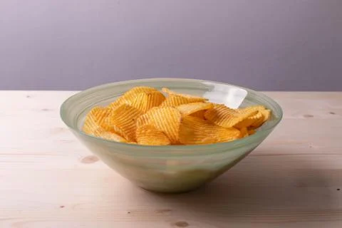 Crunchy crisps Foto stock