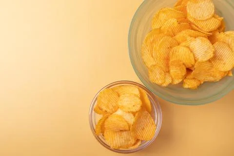 Crunchy crisps Stock Photos