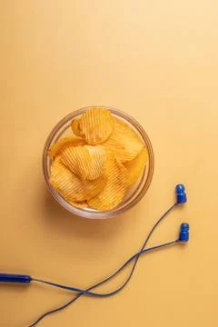 Crunchy crisps Stock Photos
