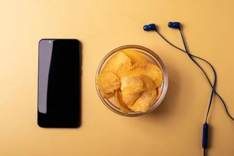 Crunchy crisps Stock Photos