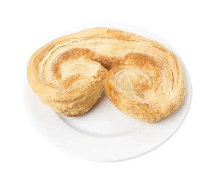 Crunchy puff pastry. Stock Photos