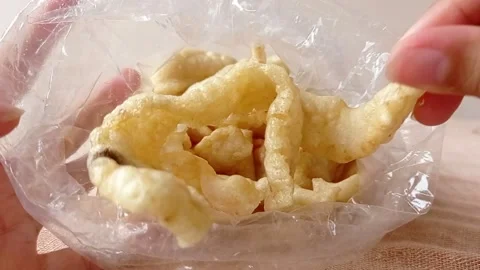 Crunchy snack for break time Stock Footage 146248736