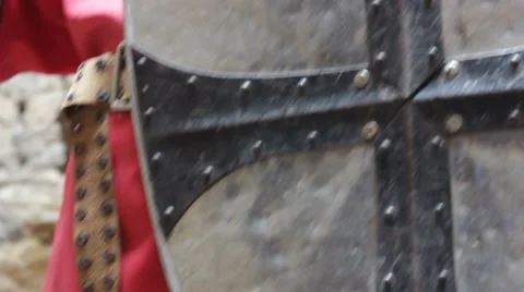 Crusader in light armor 動画素材 32899968