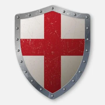 Crusaders shield Stock Illustration