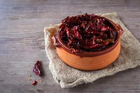 Cruschi peppers Stock Photos