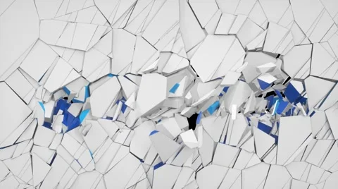Crush wall change colours Stock Footage 51005766