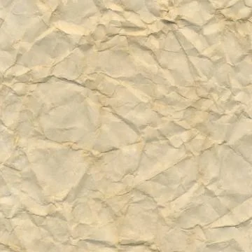 Crushed brown paper Stock Illustration