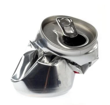 Crushed can Stock Photos