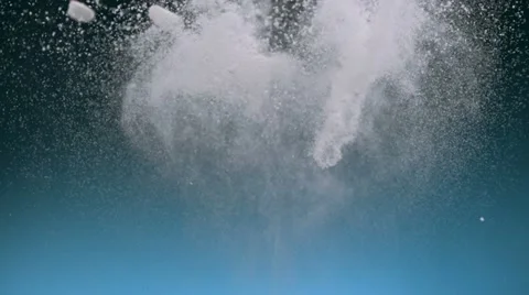 Crushed candy explosion, Slow Motion Stock Footage 11057195