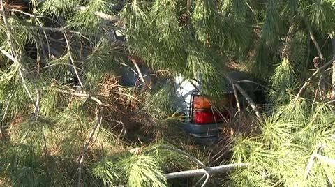 Crushed Car 1 Video stock 10791585