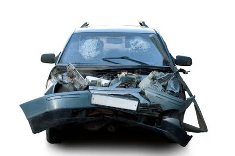 Crushed Car Stock Photos